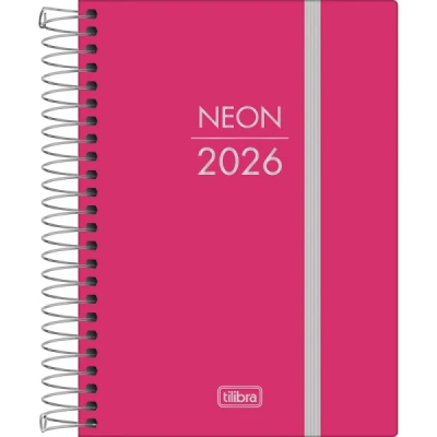 AGENDA ESPIRAL NEON M4 (117X164MM) - TILIBRA