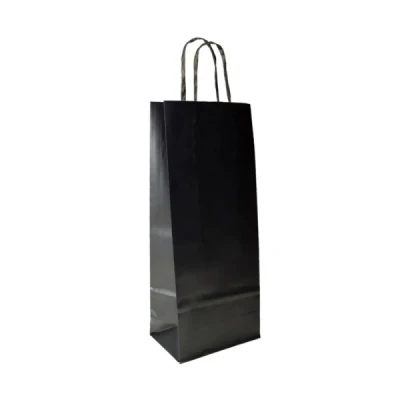 SACOLA PARA GARRAFA SACOLA PRETA FOSCA 35X13X8CM 14000438 - CROMUS