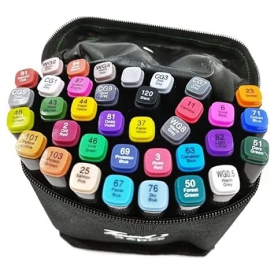 MARCADOR ARTISTICO TOUCH 36CORES C/BOLSA UNIDADE MKB-36 - NOVA RIO