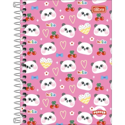 CADERNO 1/4 160F ESP CD PEPPER TILIBRA