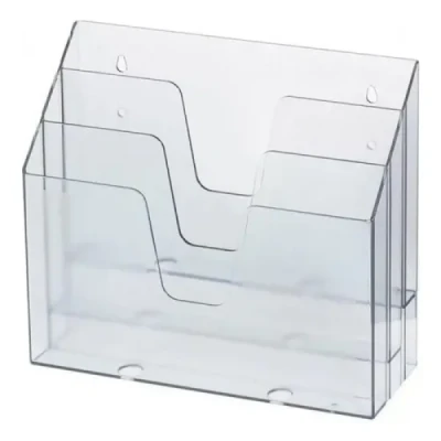 ORGANIZADOR TRIPLO HORIZONTAL OFFICE CRISTAL SELADO 10170077 MAXCRIL