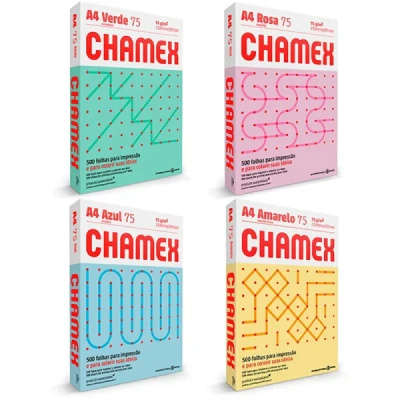 PAPEL CHAMEX A4 C/500 75GR