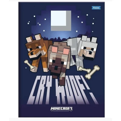 CADERNO BROCHURA 1/4 CD 80F MINECRAFT FORONI