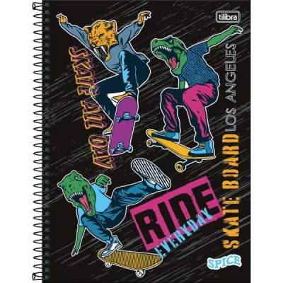 CADERNO 12MT 192F ESP CD UNIV SPICE MASC TILIBRA