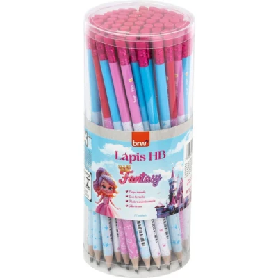 LAPIS DE ESCREVER C/ BORRACHA HB FANTASY REDONDO LP7223 BRW