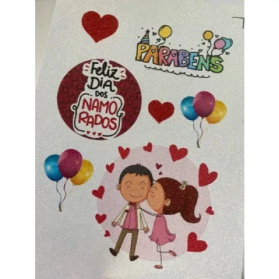 PAPEL LAMINADO A4 IMPRIMIVEL GLITTER 250G 4854 - OFF PAPER - UNIDADE