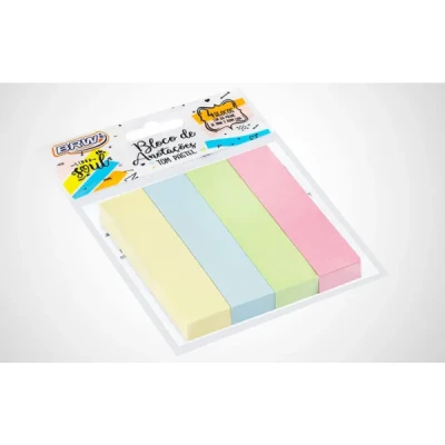 SMART NOTES 19X76 100F COLOR PASTEL BA1976 BRW