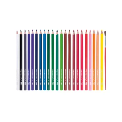 LAPIS DE COR TRIANGULAR MEGA SOFT AQUARELL+PINCEL 24CO SUMMIT