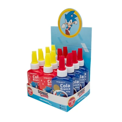 COLA BRANCA 40GR LIQUIDA SONIC LEO&LEO