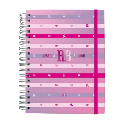 CADERNO SMART 10 DIV 80F COLEGIAL REBECCA BONBON (177X240MM) REF5543 DAC