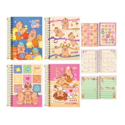 AGENDA ESPIRAL CAPYCLUB 110X154MM M3 TILIBRA