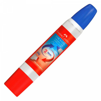 Cola Gel 34 Gramas Faber Castell com 2 Bicos - DI/8140GEL