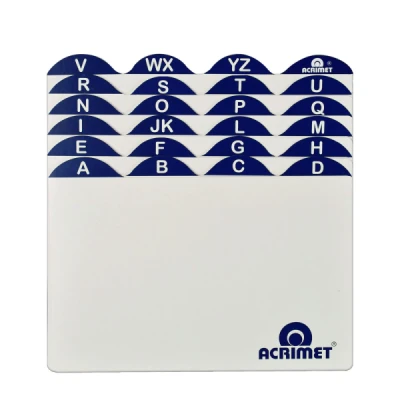 INDICE A/Z 4X6 (10,2X15,3CM) PARA FICHAS ACRIMET