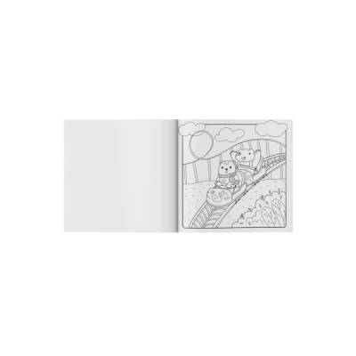 LIVRO COLORIR BOB CUTE PARQUE DE DIVERSAO + ADESIVO 24P