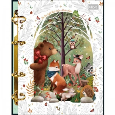 Caderno Argolado Cartonado Colegial Loveland 160 Folhas