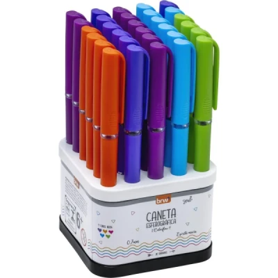 CANETA ESFEROGRAFICA 0,7MM COLORFLOW CA0025 BRW
