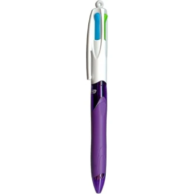 CANETA ESFEROGRAFICA BIC 4 CORES GRIP FASHION BLISTER 929824 - BIC