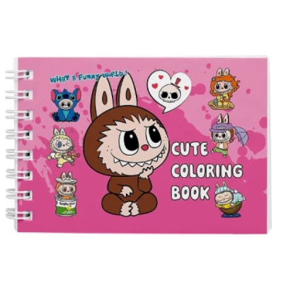 LIVRO DE COLORIR MONSTRINHOS ANIMADOS CD ROSA UNIDADE 297421 - PAE EDITORA