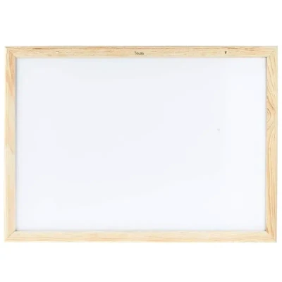 QUADRO BRANCO MOLDURA MADEIRA 90X60 REF6192 SOUZA