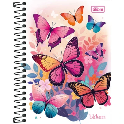 CADERNETA 1/8 ESP CD 80F BLOOM TILIBRA