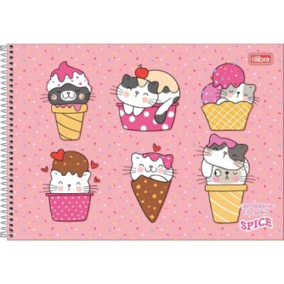 CADERNO DESENHO ESP CD 80F SPICE TILIBRA