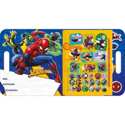 LIVRO MALETA COLORIR SPIDER MAN TILIBRA