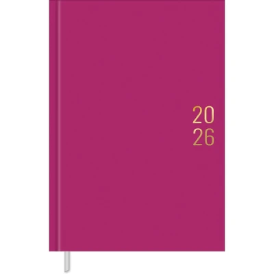 AGENDA COSTURADA NAPOLI FEMININA ROSA 2026 EXECUTIVA DIÁRIA 13,4 X 19,2 CM - TILIBRA