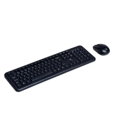 KIT TECLADO E MOUSE SEM FIO PRETO 2.4G REF60000146 - MAXPRINT