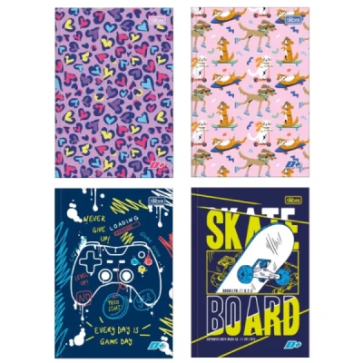 CADERNO BROCHURA 1/4 CD 48F D+ TILIBRA