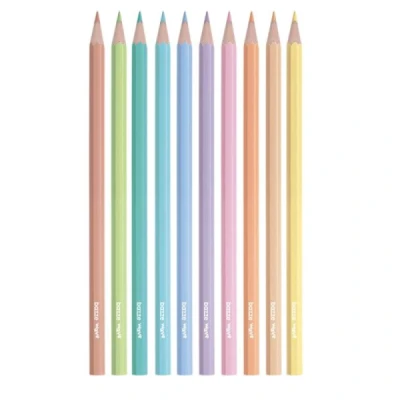 LAPIS DE COR C/10 TONS PASTEL WAVE R.901736 BAZZE