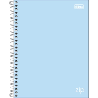 CADERNO 1MT 80F COLEGIAL ZIP COLORS TILIBRA