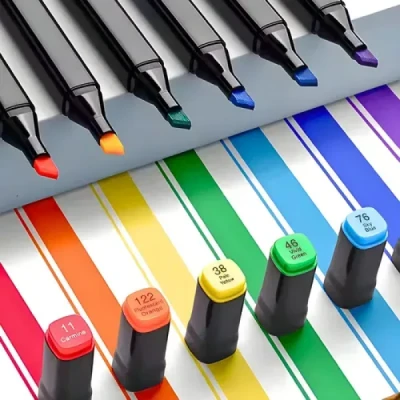 MARCADOR ARTISTICO 24 CORES PONTA DUPLA UNIDADE RV0001 - BBR