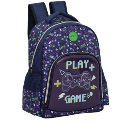 MOCHILA INFANTIL MASCULINA MIM6368-16 PLAY GAME YEPP