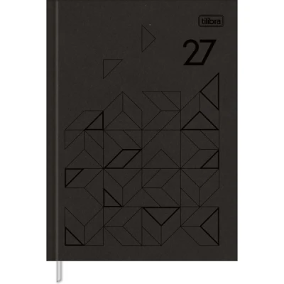AGENDA COSTURADA PRATIKA PRETA M6 176F 2027 TILIBRA