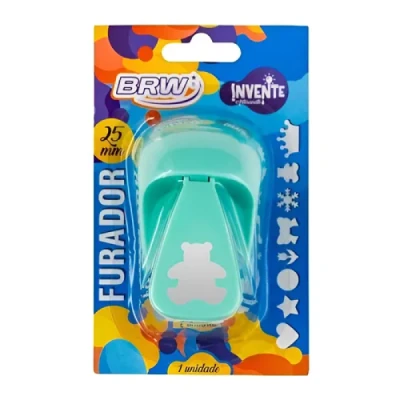 FURADOR DE EVA 25MM URSO BRW FE2509