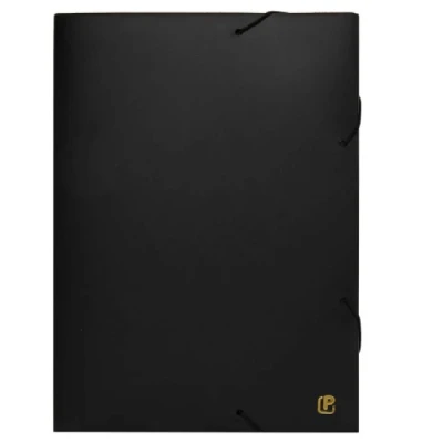 PASTA ELASTICA PLASTICA 18MM OFICIO BUSINESS PRETO 201904 - POLIBRAS