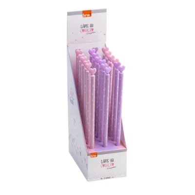 LAPIS DE ESCREVER HB C/ PONTEIRA CORAÇÃO REDONDO LP7224 BRW