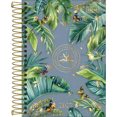 AGENDA ESPIRAL NATURALIS M5 (129X187MM) 2027 TILIBRA
