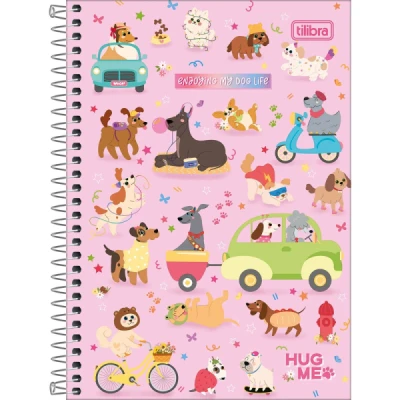 CADERNO 1/4 ESP CD 80F HUG ME TILIBRA