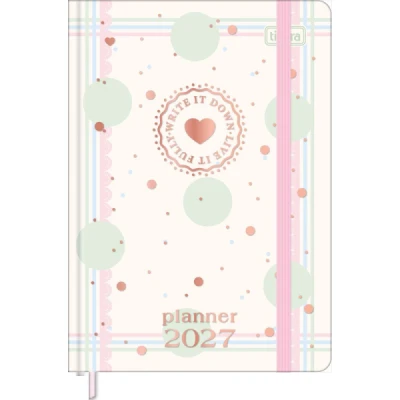 AGENDA COSTURADA PLANNER SOHO (103X146MM) M3 2027 TILIBRA