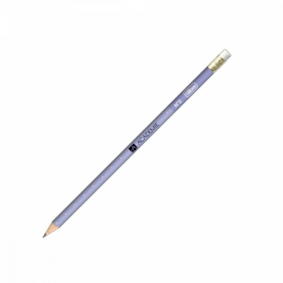 Lápis Preto Redondo com Borracha N.2 Academie - Tilibra