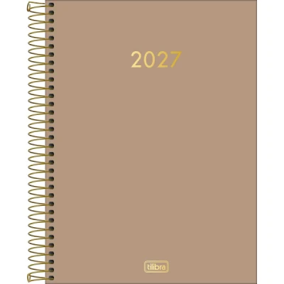 AGENDA ESPIRAL NAPOLI CORES M9 (200X275MM) 2027 TILIBRA