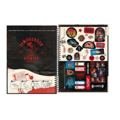 CADERNO 1MT 80F ESP CD STRANGER THINGS TILIBRA