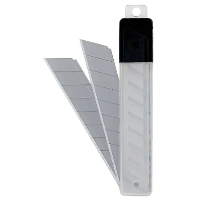 LAMINA P/ESTILETE ESTREITO 9MM BAZZE C/10