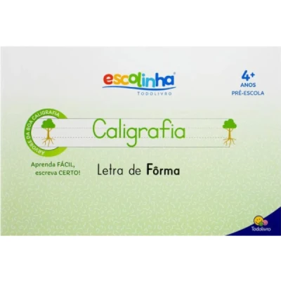 LIVRO CALIGRAFIA ESCOLINHA SISTEMA UV FORMA 32P UNIDADE 1145312 - TODOLIVRO