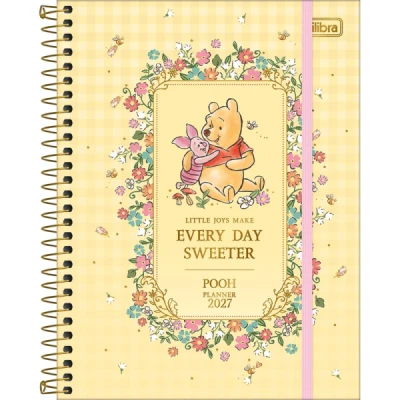 AGENDA ESPIRAL PLANNER POOH (177X240MM) M7 2027 TILIBRA