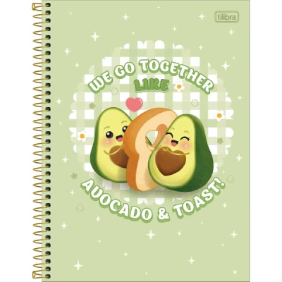 CADERNO ESPIRAL CAPA DURA UNIVERSITÁRIO 1 MATÉRIA ABACUTE 80 FOLHAS
