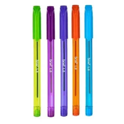 CANETA ESFEROGRAFICA  1.0 COLOR CA0039 BRW