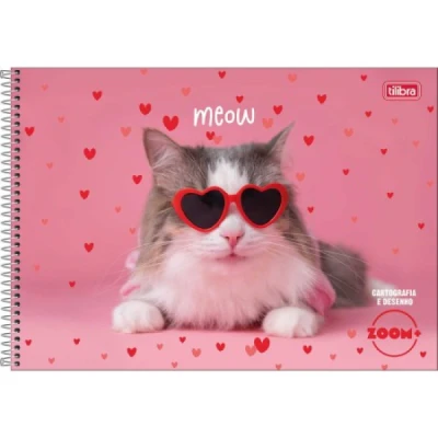 CADERNO DESENHO 96F ESP CD ZOOM+FEM TILIBRA