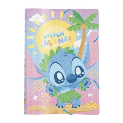 PASTA ELASTICA PLASTICA FINA OFICIO STITCH REF5461 DAC